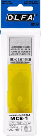 Лезвия OLFA для ножа MC-45/2B, 20(14)х49х0,3мм, 5шт OL-MCB-1 купить в Кургане