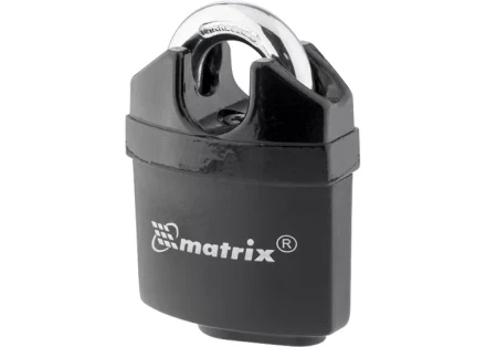 Замок навесной всепогодный усиленный 50 мм MATRIX 91812 купить в Кургане