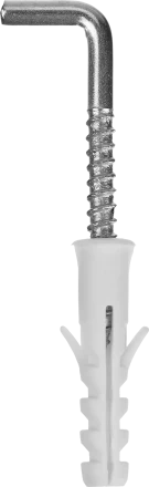 Дюбели ЕВРО с шурупом-крюком пакет серия МАСТЕР купить в Кургане