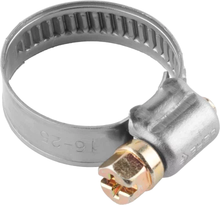 Хомуты нержавеющие с накатной лентой 9 мм коробка серия ПРОФЕССИОНАЛ купить в Кургане