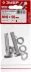 Болт (DIN933) в комплекте с гайкой (DIN934), шайбой (DIN125), шайбой пруж. (DIN127), M10 x 50 мм, 2 шт, ЗУБР 303436-10-050 купить в Кургане