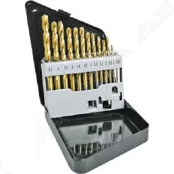 Набор сверл по мет 1,5-6,5мм 13шт мет. коробка Кратон 1 05 01 012