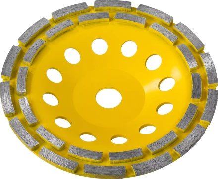 Чашка STAYER &quot;PROFESSIONAL&quot; алмазная сегментная двухрядная, высота 22,2мм, 180мм 33381-180 купить в Кургане