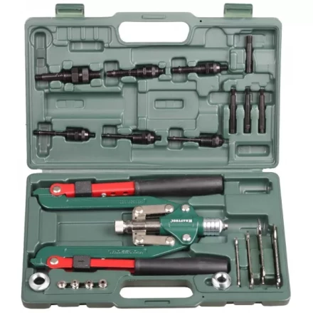 Заклепочник складной, KRAFTOOL &quot;RS-77&quot; 31182, резьбовые М4,М5,М6,М8,М10,М12, вытяжные d=2,4-6,4 мм и штифты М4,М5,М6,М8, из Al, стали, нерж стали 31182 купить в Кургане