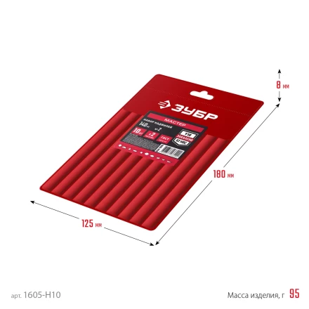 ЗУБР 10 шт, 140 мм, набор надфилей в чехле (1605-H10) купить в Кургане