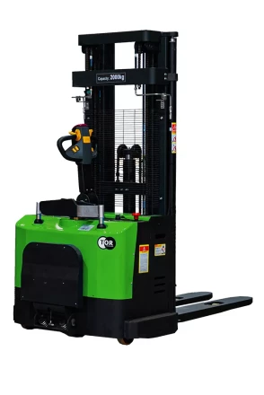 Штабелер самоходный 1,5 т 5,0 м TOR ES15T4 Li-ion 24/200 В/Ач ЭУР, Curtis, H-мачта (с платформой) 1048441 купить в Кургане