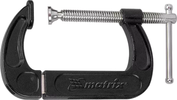 Струбцина G-образная, многоразмерная, поступенчатая регулировка, 2"-3" MATRIX PROFESSIONAL 20610 купить в Кургане