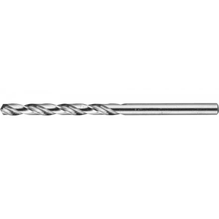 Сверло ЗУБР &quot;ЭКСПЕРТ&quot;  по металлу, цилиндрический хвостовик, быстрорежущая сталь Р6М5, класс точности А1, 4,2х75мм 4-29625-075-4.2 купить в Кургане