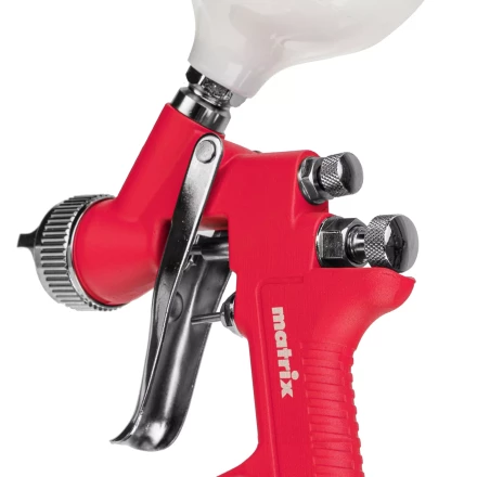 Краскораспылитель HP пневмат. с верхним бачком V= 0,6 л, сопло диаметром 1.7 мм// Matrix 57321 купить в Кургане