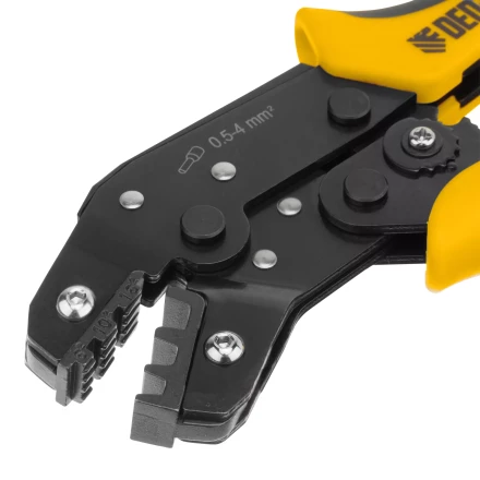 Клещи для обжима наконечников штыревых НШВ, НШВИ, НШВИ-2, 6-16 мм2 Denzel 17744 купить в Кургане