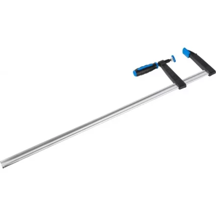 Струбцина ЗУБР &quot;ПРОФЕССИОНАЛ&quot;, тип &quot;F&quot;, двухкомпонентная ручка, стальная закаленная рейка, 120х800мм 32155-120-800 купить в Кургане