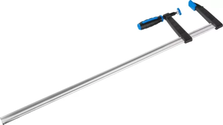 Струбцина ЗУБР &quot;ПРОФЕССИОНАЛ&quot;, тип &quot;F&quot;, двухкомпонентная ручка, стальная закаленная рейка, 120х800мм 32155-120-800 купить в Кургане