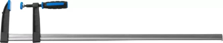 Струбцина ЗУБР &quot;ПРОФЕССИОНАЛ&quot;, тип &quot;F&quot;, двухкомпонентная ручка, стальная закаленная рейка, 120х800мм 32155-120-800 купить в Кургане