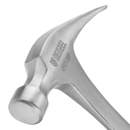 Молоток-гвоздодер 450 г Denzel, цельнометаллический, двухкомпонентная рукоятка, 10423 купить в Кургане