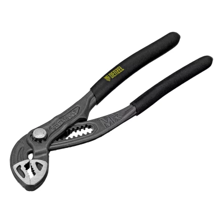 Клещи переставные Denzel 17905, кнопочный механизм, обливные рукоятки, 180 мм купить в Кургане