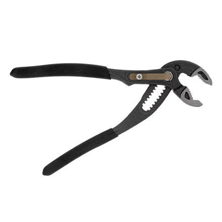 Клещи переставные Denzel 17905, кнопочный механизм, обливные рукоятки, 180 мм купить в Кургане