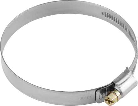 Хомуты нержавеющие с накатной лентой 12 мм коробка серия ПРОФЕССИОНАЛ купить в Кургане