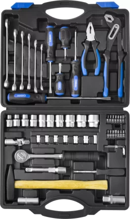 Набор слесарно-монтажного инструмента СИБИН, 56 предметов 27765-H56 купить в Кургане