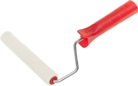 Мини-валик ЗУБР "ЭКСПЕРТ" "ВЕЛЮР", 100% шерсть, ворс 4мм, ручка 6мм, d=15/150мм 03536-15 купить в Кургане