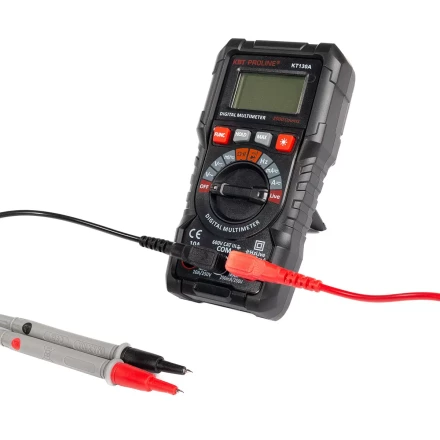 Мультиметр цифровой КВТ KT 130A с автоматическим выбором пределов измерений (88549) купить в Кургане