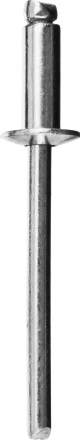 Заклепки ЗУБР из нержавеющей стали, 4,8x16мм, 500шт 31315-48-16 купить в Кургане