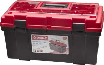 Ящик ЗУБР &quot;МАСТЕР&quot; пластмассовый для инструмента, 24&quot; 38180-24 купить в Кургане