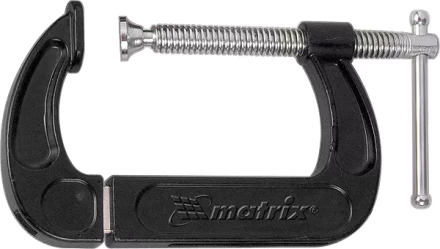 Струбцина G-образная, многоразмерная, поступенчатая регулировка, 3&quot;-6&quot; MATRIX PROFESSIONAL 20612 купить в Кургане