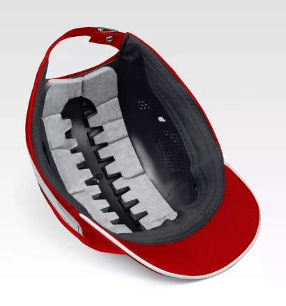 ЗУБР БИНОМ, красная, ударопрочный корпус, укороченный козырёк 55мм, размер от 54 до 59см, защитная каскетка, Профессионал (11096) купить в Кургане