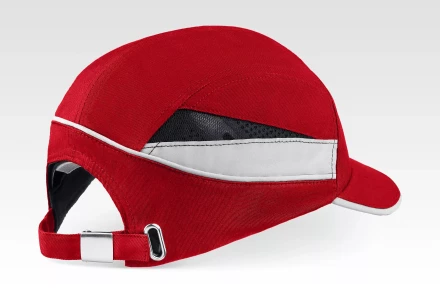 ЗУБР БИНОМ, красная, ударопрочный корпус, укороченный козырёк 55мм, размер от 54 до 59см, защитная каскетка, Профессионал (11096) купить в Кургане