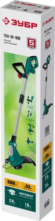 ЗУБР 600 Вт, ш/с 33 см, сетевой триммер (ТСН-33-600) купить в Кургане