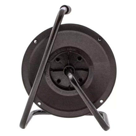 Удлинитель силовой 30 м, 16А, тип УХ10, ПВС, усиленный, на кабельной катушке, 4 розетки без заземления Сибртех 95868 купить в Кургане