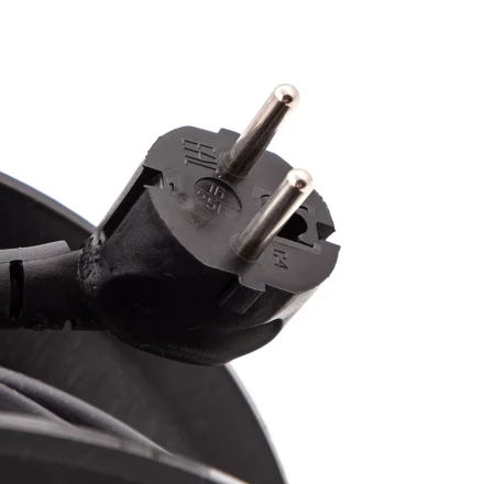 Удлинитель силовой 30 м, 16А, тип УХ10, ПВС, усиленный, на кабельной катушке, 4 розетки без заземления Сибртех 95868 купить в Кургане