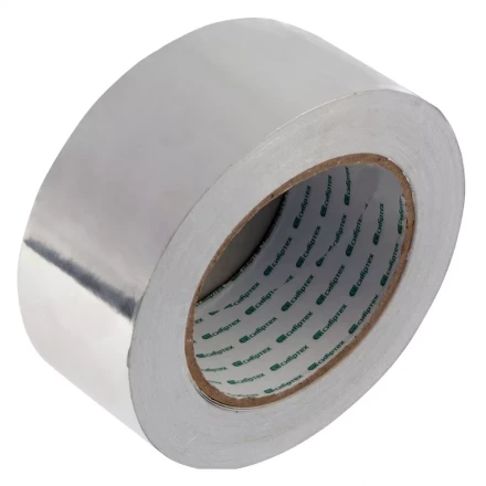 Лента клейкая алюминиевая, 50 мм х 40 м Сибртех 888145 купить в Кургане