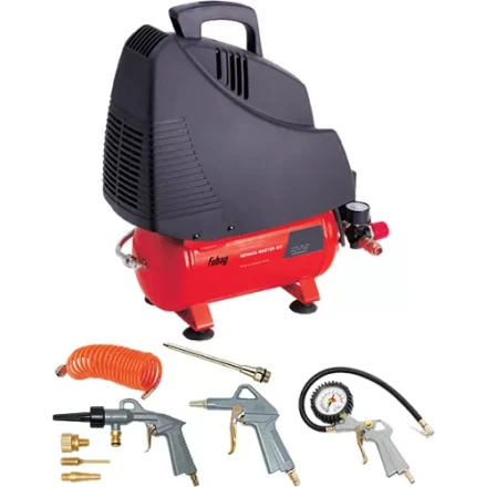 Компрессор безмасляный поршневой прямой привод FUBAG SERVICE MASTER KIT + 6 предметов купить в Кургане