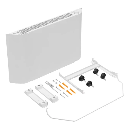 Конвектор электрический Denzel XCE-1500, 230 В, 1500 Вт, X-образный нагреватель белый 98131 купить в Кургане