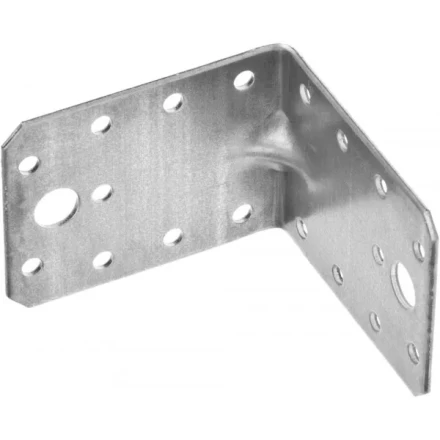 Крепежный угол ЗУБР &quot;МАСТЕР&quot; усиленный, 55х70х70мм, 20шт 310115-55-070 купить в Кургане