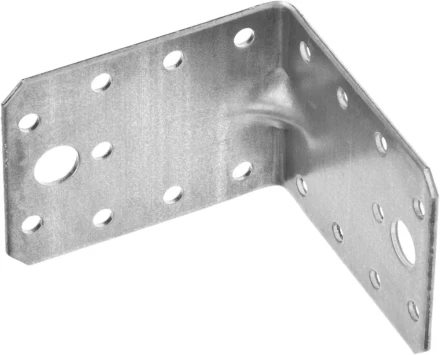 Крепежный угол ЗУБР &quot;МАСТЕР&quot; усиленный, 55х70х70мм, 20шт 310115-55-070 купить в Кургане