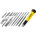 Набор STAYER Нож “MASTER” для точных работ в комплекте с лезвиями различной формы и надфилями, в чехле,38 предметов 09145-H38 купить в Кургане