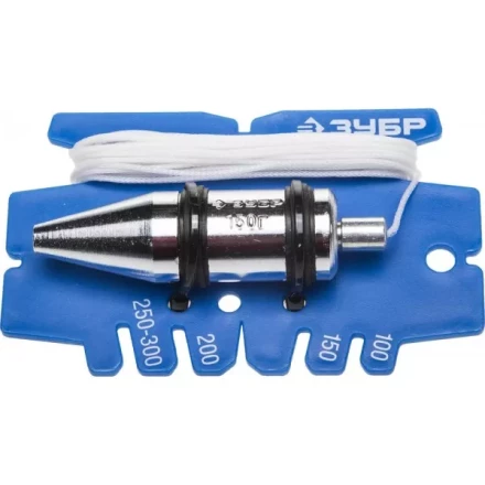 Отвес ЗУБР &quot;ЭКСПЕРТ&quot; строительный со шнуром и безопасным наконечником, 150 г 06347-15_z01 купить в Кургане