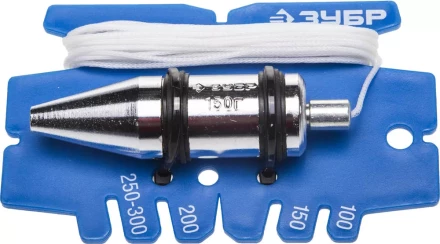 Отвес ЗУБР &quot;ЭКСПЕРТ&quot; строительный со шнуром и безопасным наконечником, 150 г 06347-15_z01 купить в Кургане