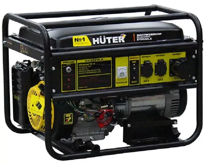 Электрогенератор бензиновый DY9500LX Huter купить в Кургане