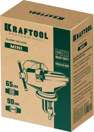 Тиски KRAFTOOL MINI настольные 32713-75 купить в Кургане