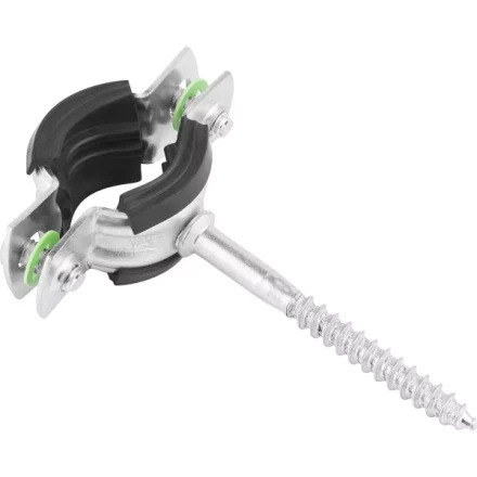 ЗУБР. Хомут трубный оцинкованный, с шурупом, 1/2&quot;, 1шт 37854-20-24-1 купить в Кургане