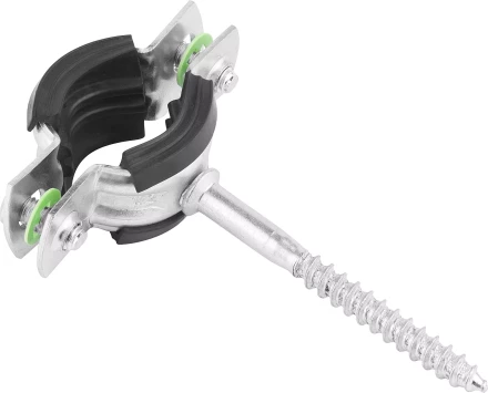 ЗУБР. Хомут трубный оцинкованный, с шурупом, 1/2&quot;, 1шт 37854-20-24-1 купить в Кургане