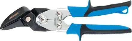 Ножницы по металлу&quot;PIRANHA&quot;,усиленные,255 мм,прямой и правый рез,сталь-СrMo,двухкомп.рукоятки GROSS 78351 купить в Кургане