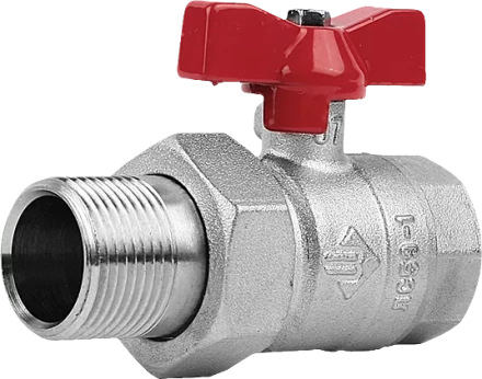 Краны шаровые ВН с накидной гайкой серия МАСТЕР купить в Кургане