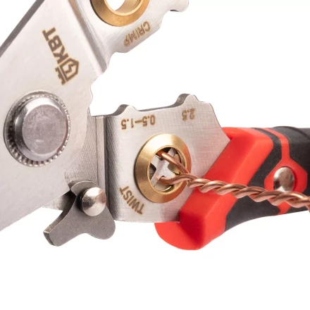 Многофункциональный стриппер КВТ WSS-02 для снятия изоляции с проводов 0.5–6.0 мм (102399) купить в Кургане