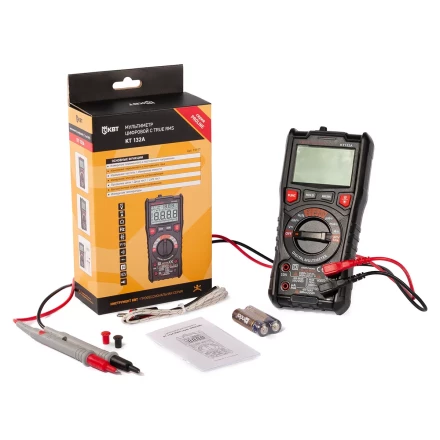 Мультиметр цифровой КВТ KT 132А с True RMS (91917) купить в Кургане