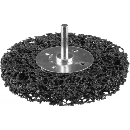 ЗУБР &quot;ПРОФЕССИОНАЛ&quot;. Щетка дисковая для дрели, нейлоновая проволока с абразивным покрытием, с открытой агрессивной структурой, 50мм 35162-050_z01 купить в Кургане