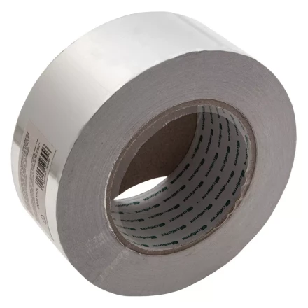 Лента клейкая алюминиевая, 50 мм х 50 м Сибртех 888155 купить в Кургане